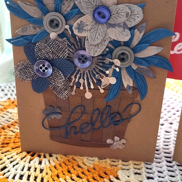 2 handmade writing cards - Picture 3 of 3